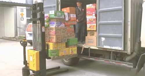 Cho thuê xe nâng bán tự động tại Ninh Bình