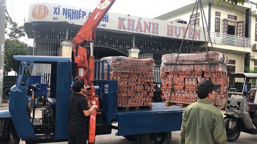 Cho thuê xe cẩu nhỏ tại Ninh Bình