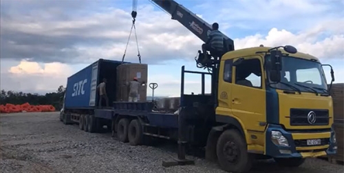 Cho thuê xe cẩu hàng giá rẻ tại Ninh Bình