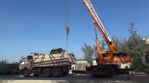 Dịch vụ cho thuê xe cẩu hàng tại Ninh Bình