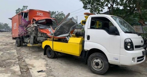 Xe cứu hộ tại Ninh Bình