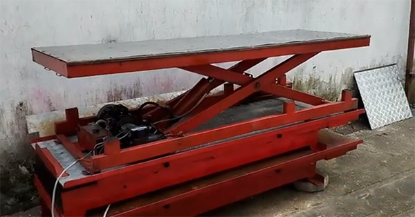 Bàn nâng xe máy cũ giá rẻ chất lượng cao