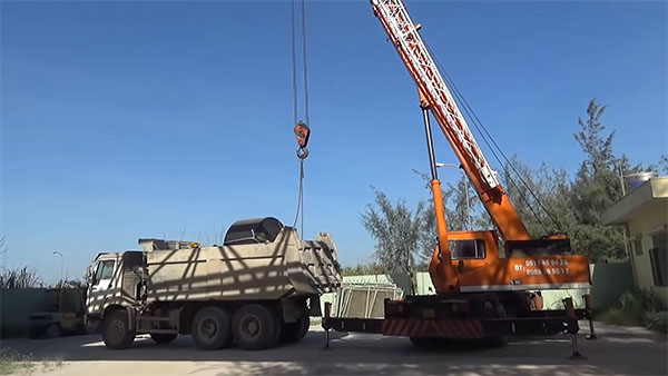 Dịch vụ cho thuê xe cẩu hàng tại Ninh Bình