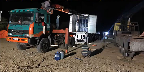 Xe cẩu hàng giá rẻ tại Ninh Bình